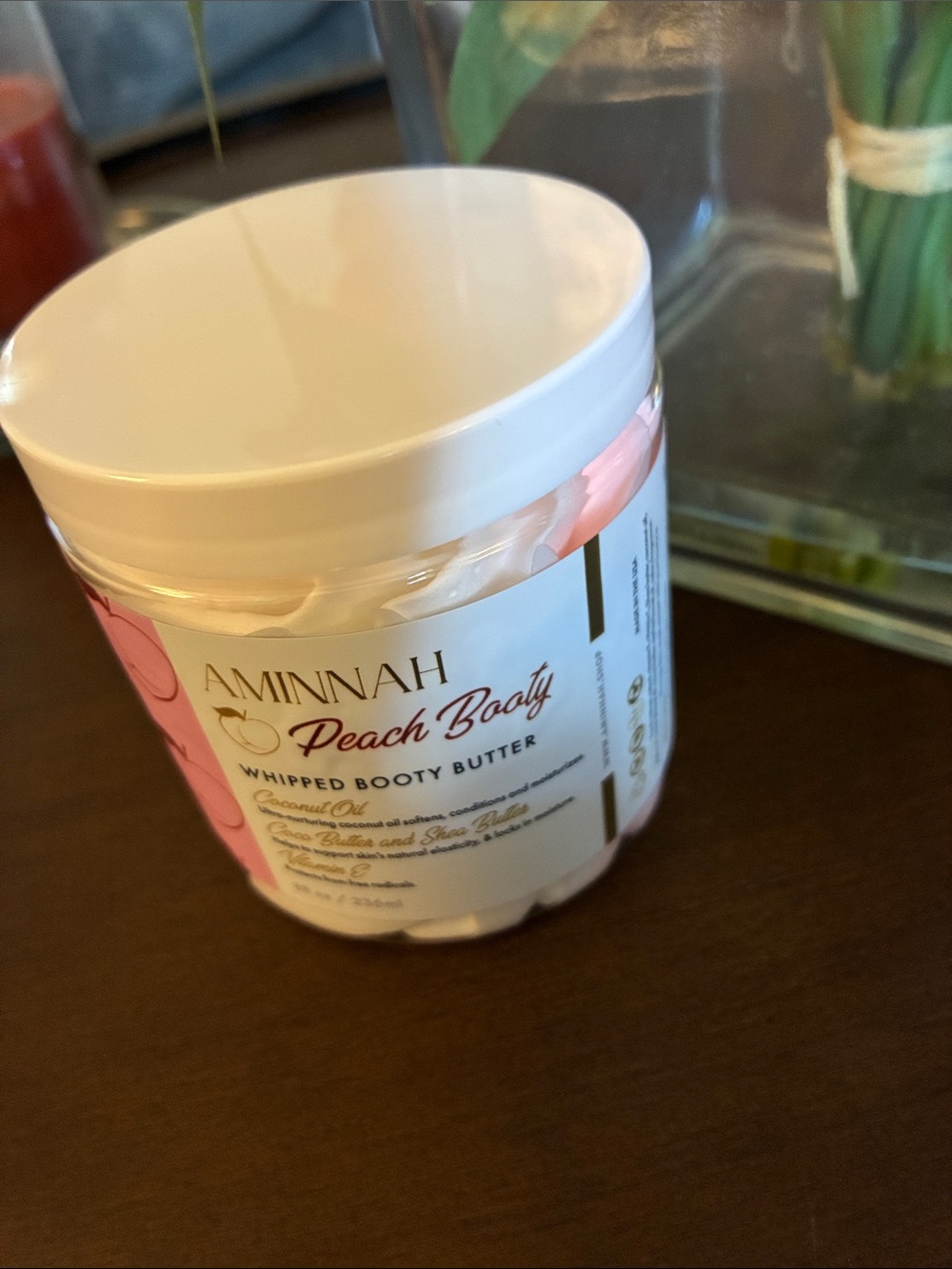 Aminnah Peach Booty Whipped Booty Butter - Pink